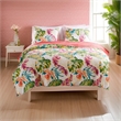 Pemberly Row 3-Piece Full Quilt Set with Leaf Print in Multicolor