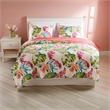 Pemberly Row 3-Piece King Quilt Set with Leaf Print in Multicolor