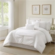 Pemberly Row 4-Piece Twin Comforter Set with Ruching 86 x 68 in White