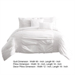 Pemberly Row 4-Piece Twin Comforter Set with Ruching 86 x 68 in White