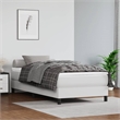 Pemberly Row Twin XL Faux Leather Plywood Bed Frame 39.4x31.9x9.8