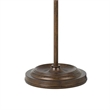 Pemberly Row Adjustable Height Pharmacy Lamp with Pull Chain in Bronze