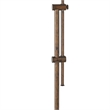 Pemberly Row Adjustable Height Pharmacy Lamp with Pull Chain in Bronze