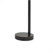 Pemberly Row 180 Watt Metal Floor Lamp with 3 Arms and Cage Shades in Black