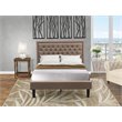 Pemberly Row 2-Piece Full Bedroom Set with Headboard and Walnut Finish
