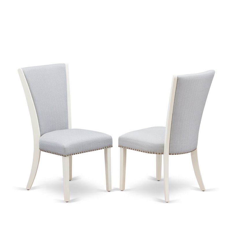 Pemberly Row 7-Piece Wood Dining Set with Linen White/Gray Finish