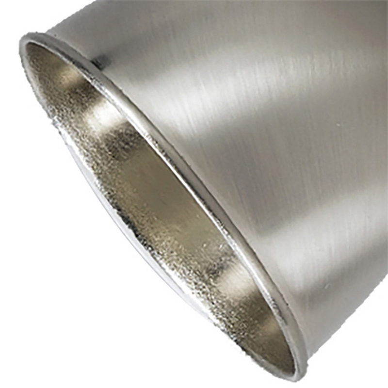 Pemberly Row Round Metal Shade GU-10 Track Light Head in Silver