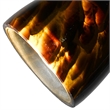 Pemberly Row Glass Track Light Head with Metal Frame in Gold/Bronze