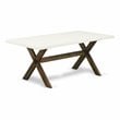 Pemberly Row 9-Piece Wood Dining Room Set with Distressed Legs