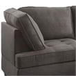 Pemberly Row 2 Piece L Shape Sectional Sofa with Reversible Chaise in Black
