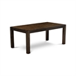 Pemberly Row 7-Piece Dining Set in Distressed Jacobean with Faux Leather