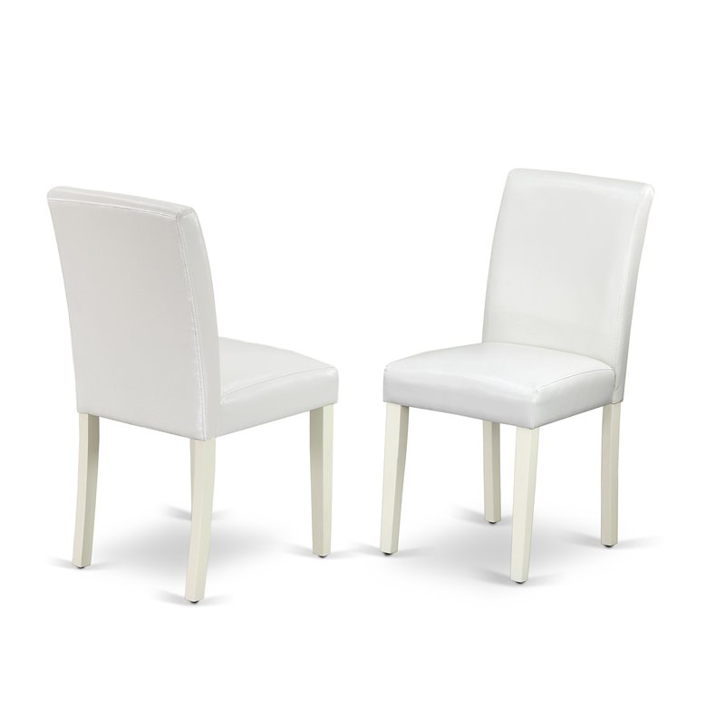 Pemberly Row 7-Piece Wood Dining Set in White and Distressed Brown