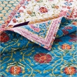 Pemberly Row 5 Piece Reversible Full Quilt Set Floral Print Multicolor