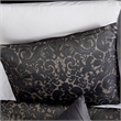 Pemberly Row 9 Piece Queen Comforter Set Damask Pattern Charcoal Gray