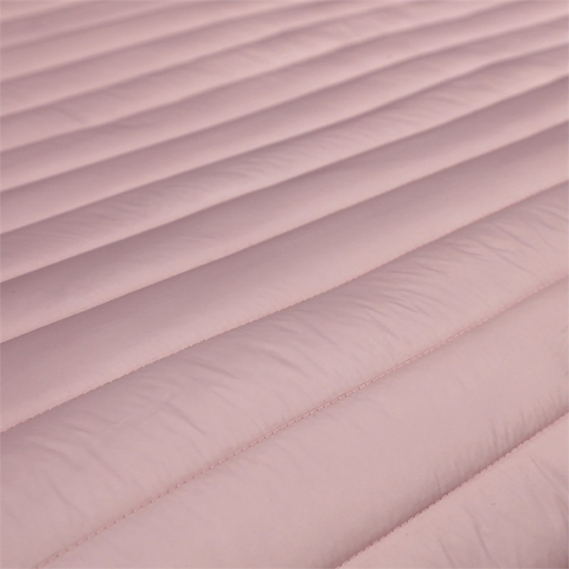 Pemberly Row 3 Piece Queen Comforter Set Channel Quilt in Rose Pink