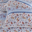 Pemberly Row 2 Piece Twin Quilt Set Floral Print Lace Trim Multicolor