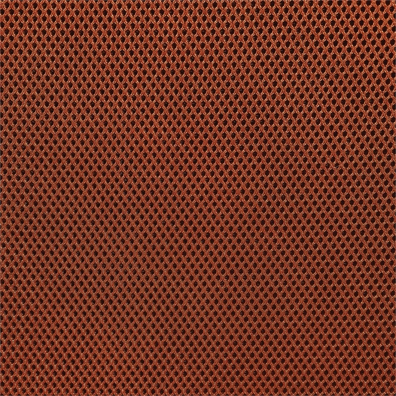 Pemberly Row Mid Back Faux Leather Executive Chair in Saddle Brown