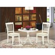 Pemberly Row 3-Piece Wood Dining Table and Chairs with Drop Leaves