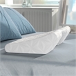 Pemberly Row White Memory Foam Cervical Contour Pillow for Neck Pain