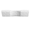 Pemberly Row White Memory Foam Cervical Contour Pillow for Neck Pain