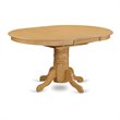 Pemberly Row 5-Piece Dining Set with Wood Seat Chairs in Oak Finish