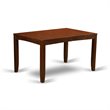 Pemberly Row Rectangular Wood Dining Table in Espresso Finish
