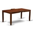 Pemberly Row Rectangular Wood Dining Table in Espresso Finish