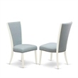 Pemberly Row 3-Piece Wood Kitchen Set in Linen White/Baby Blue