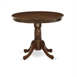 Pemberly Row 5-Piece Dining Table Set with Antique Walnut Finish