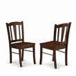 Pemberly Row 3-Piece Dining Set with Round Table in Mahogany Finish