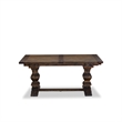 Pemberly Row 7-Piece Mid-Century Dining Set in Jacobean & Black Finish