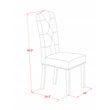 Pemberly Row 6-Piece Wood Dining Set in Linen White and Smoke