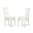 Pemberly Row 3-Piece Dining Set with Slatted Back Rubberwood Chairs