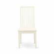 Pemberly Row 5-Piece Dining Set with Linen Chairs and Table in Linen White