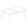 Pemberly Row 7-Piece Dining Set Wood Table with Chairs in Linen White