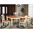 Pemberly Row 5-Piece Wood Kitchen Set in Buttermilk Cherry Finish