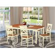Pemberly Row 7-Piece Dining Set in Buttermilk and Cherry Finish