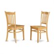 Pemberly Row 5-Piece Wood Dining Table Set with Chairs in Oak Finish