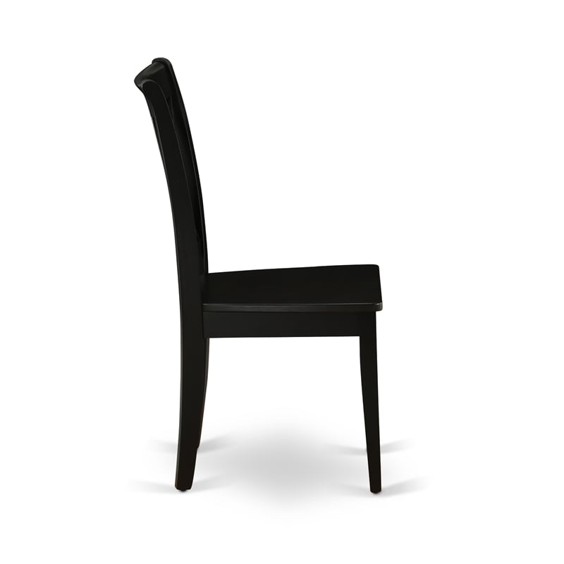 Pemberly Row 3-Piece Wood Dining Set with Double X Back in Black & Cherry