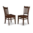 Pemberly Row 5-Piece Wood Kitchen Table and Chairs in Mahogany