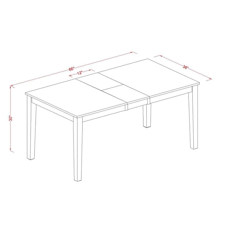 Pemberly Row 6-Piece Wood Dining Set in Buttermilk/Cherry with Bench