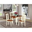 Pemberly Row 5-Piece Dining Table Set in Buttermilk and Cherry Finish