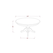 Pemberly Row 4-Piece Dining Chairs in Buttermilk & Cherry Finish