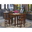 Pemberly Row 5-Piece Wood Dining Room Set with Mahogany Finish