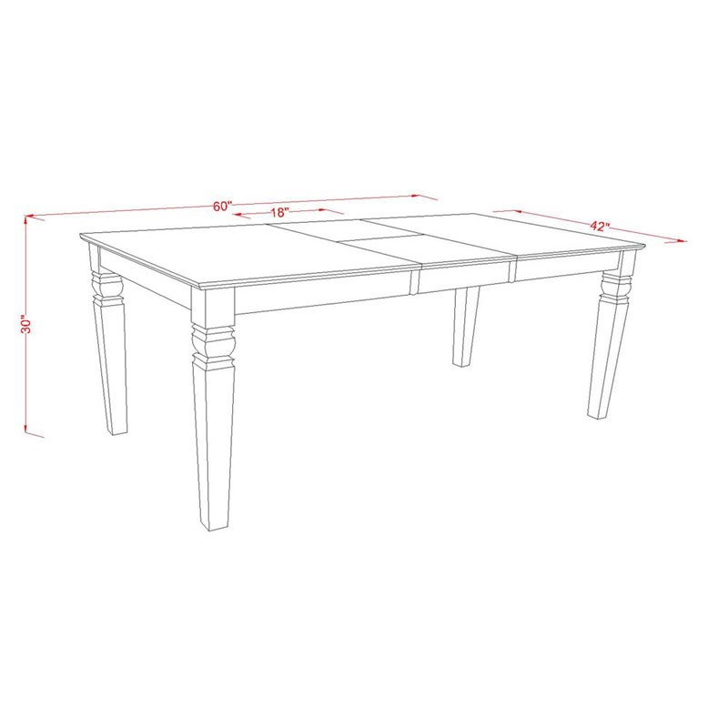 Pemberly Row 5-Piece Wood Dining Set in Buttermilk & Cherry Finish