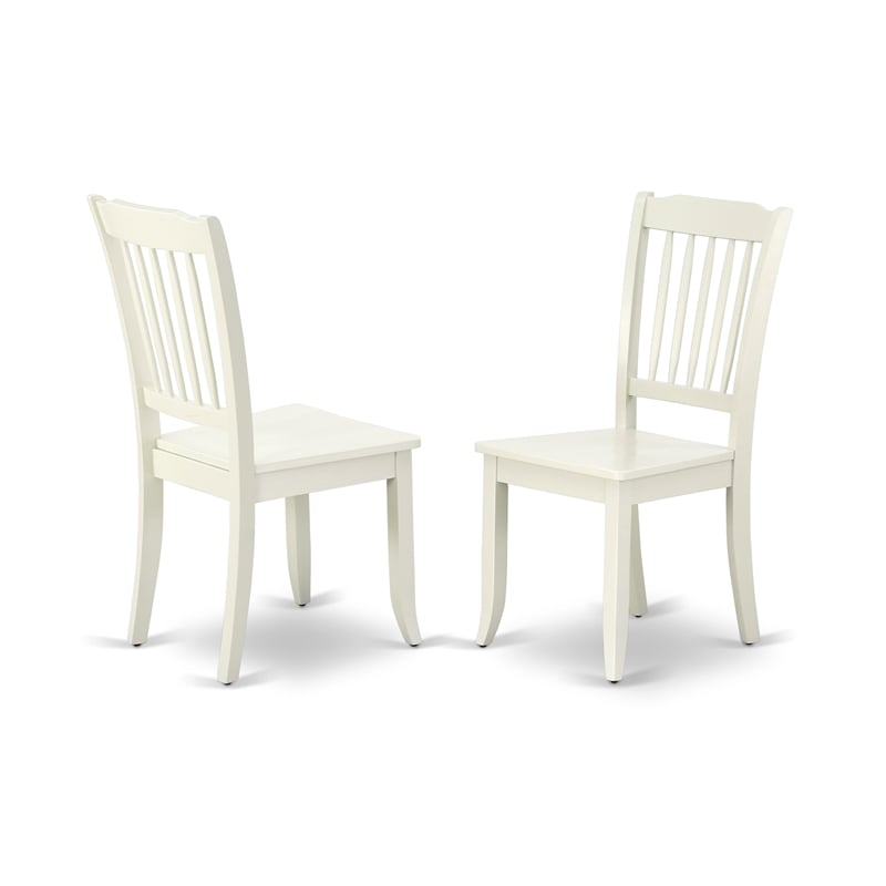 Pemberly Row 6-Piece Wood Dining Set with Bench in Linen White Finish