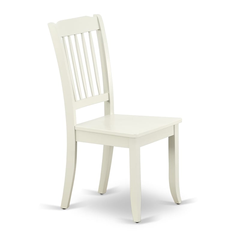 Pemberly Row 6-Piece Wood Dining Set with Bench in Linen White Finish