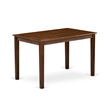 Pemberly Row 5-Piece Dining Table Set Rubberwood Antique Walnut Finish