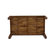 Pemberly Row 5-Piece Dining Set with Walnut Finish and Upholstered Chairs