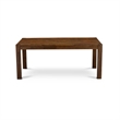 Pemberly Row 7-Piece Dining Table Set with Walnut Finish and Gray Chairs